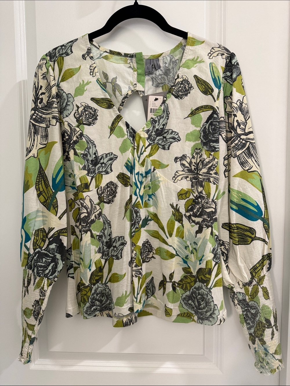 NWT Blank London Floral Top